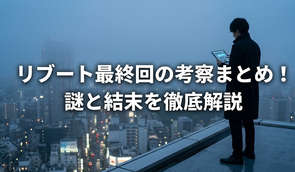 リブート最終回の考察まとめ！結局どうなった？疑問をわかりやすく解説