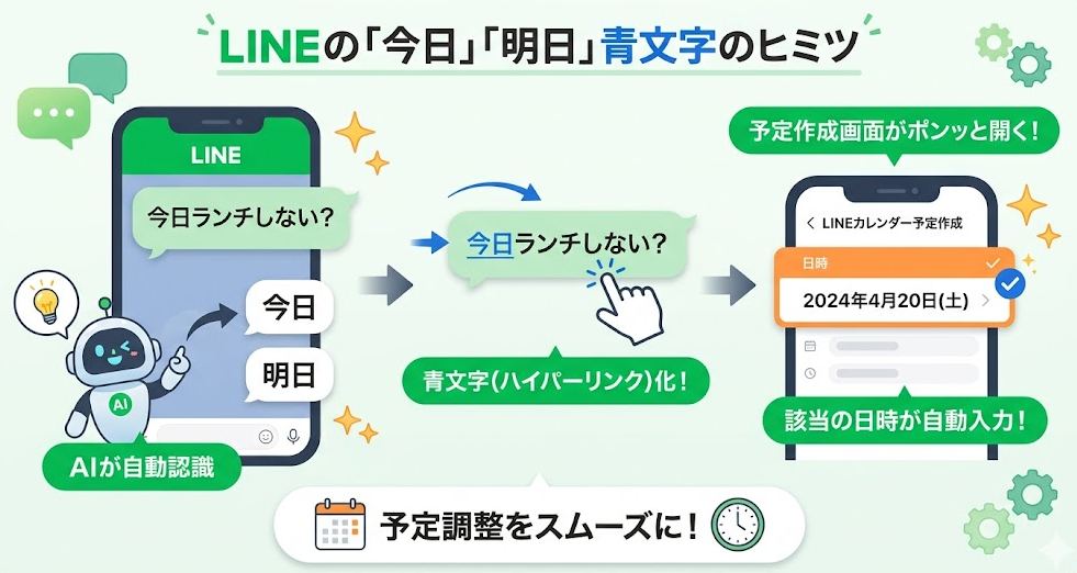 LINE青文字　消す方法