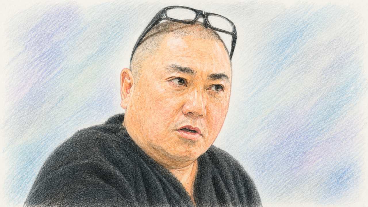 テレビ番組の収録現場をイメージしたイラスト