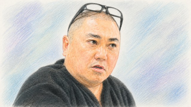 テレビ番組の収録現場をイメージしたイラスト