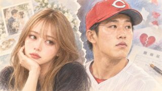 色鉛筆とパステルで描いた渡辺リサさんと小園海斗さんのイラスト